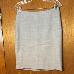 Banana Republic Gray Pencil Skirt Knee-Length Workwear